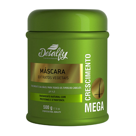 Desalfy Máscara Hidratante Linha Mega Crescimento 500g