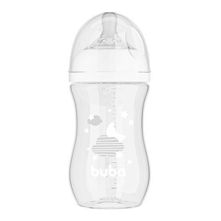 Buba Mamadeira Easy Flow Anticólica Nuvem Branca 270ml