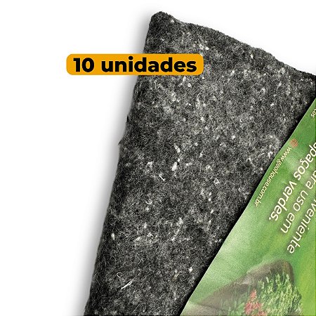 Kit 10 Unidades Manta Bidim Para Drenagem Vasos 52cm X 52cm