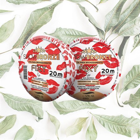 Fita isolante Fixy 20m cada - Inteira ou Cortada p/ Bronzeamento - Beijo