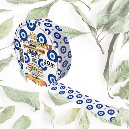 Fita isolante Fixy 20m cada - Inteira ou Cortada p/ Bronzeamento - Olho Grego