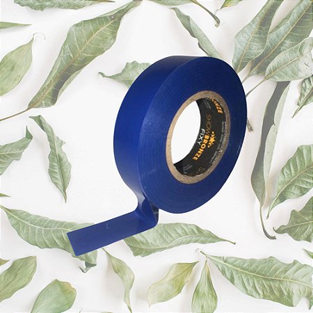Fita isolante Fixy 20m cada - Inteira ou Cortada p/ Bronzeamento - Azul BIC