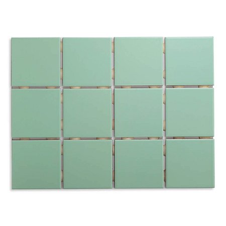 Pastilhas Cerâmicas Água 10X10 cm - Caixa C/ 1,95m²