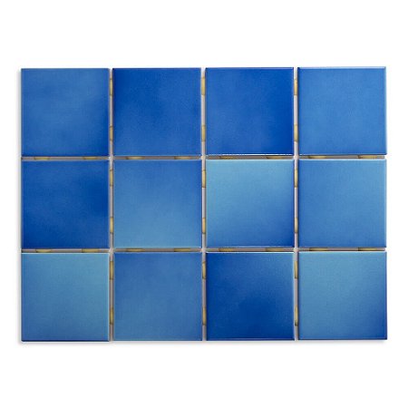 Pastilhas Cerâmicas Azul Itapuã 10X10 cm - Caixa C/ 1,95m²