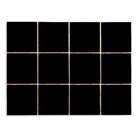 Pastilhas Cerâmicas Black 10X10 cm - Caixa C/ 1,95m²