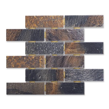 Pastilhas Cerâmicas Ruggine 05X15 cm - Caixa C/ 1,42m²