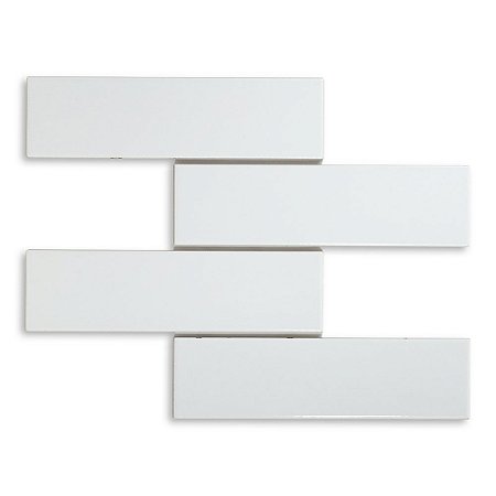 Pastilhas Cerâmicas White 07X26 cm - Caixa C/ 0,92m²