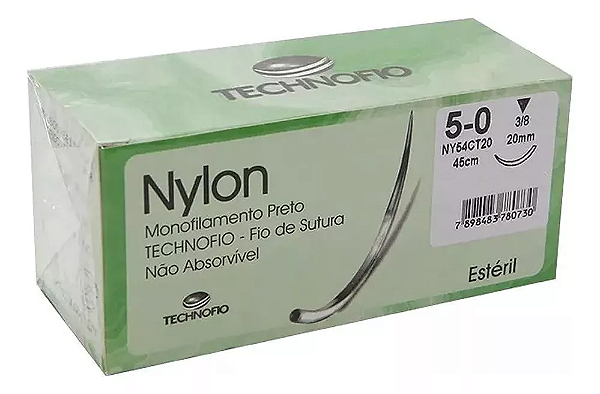 Fio Nylon Suturas 5-0 Cx C/24