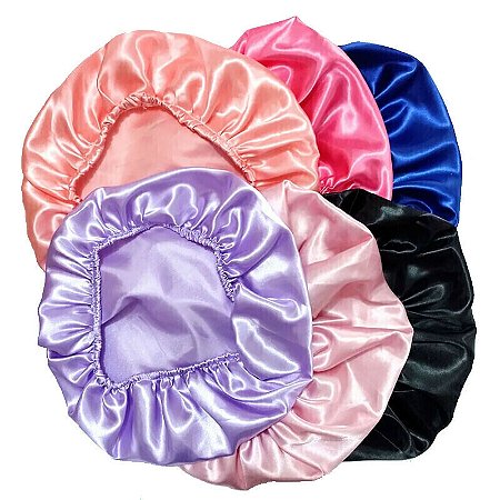 Touca de Cetim (Com Cores/Estampas Sortidas)