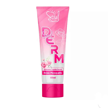 Sabonete Liquido Facial Rosa Mosqueta - Soul Derm