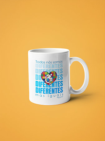 Caneca Todos nós somos diferentes