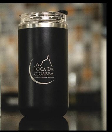 Copo Médio com Térmico com Tampa, Toca da Cigarra