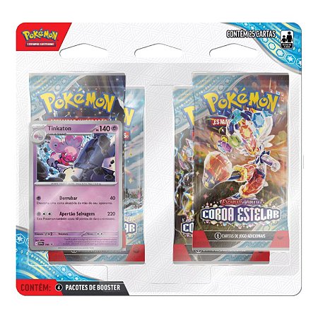 Blister Quádruplo Tinkaton TCG EV7 Coroa Estelar