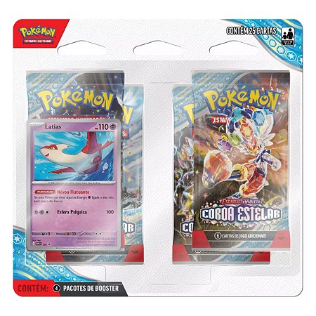 Blister Quádruplo Latias EV7 Coroa Estelar