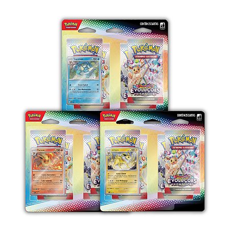 Blister Quádruplo EV8.5 Evoluções Prismáticas
