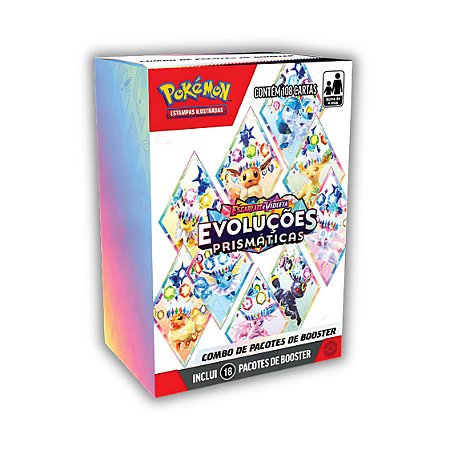 Combo de Pacotes de Booster EV 8.5 Evoluções Prismáticas