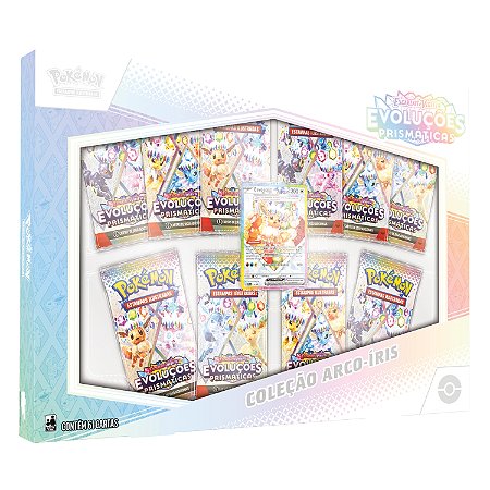 Box Coleção Arco-íris Evoluções Prismáticas