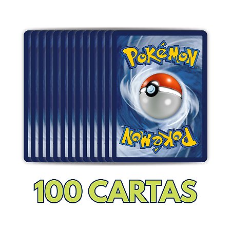 Lote de Cartas Pokémon TCG - 100 Unidades