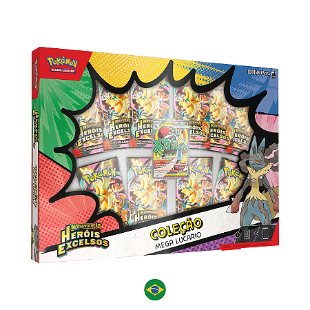 Box Coleção Mega Lucario ex (Pt-Br)