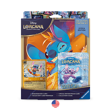 Lorcana - Set 11 Winterspell - Kit Inicial de Colecionador Stitch