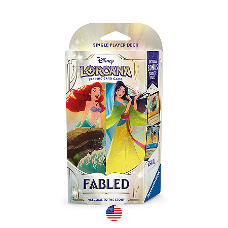 Lorcana - Set 09 Fabled - Deck Inicial Ariel e Mulan (En)