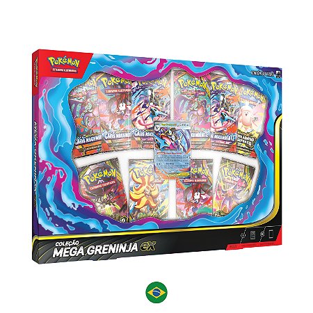 Box Coleção Mega Greninja ex (Pt-Br)