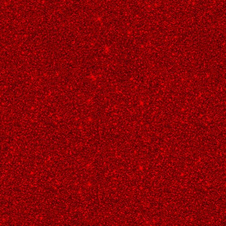 Pacote 5 Folhas EVA Premium Hiper Cristal (Glitter chapado) 40x60cm Vermelho Natal