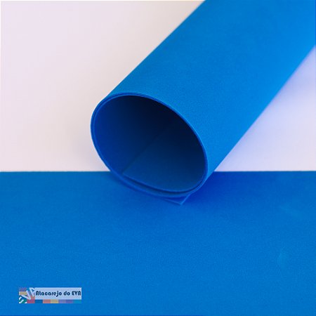Folha EVA Liso 1,5mm 40x48cm Azul Brasil