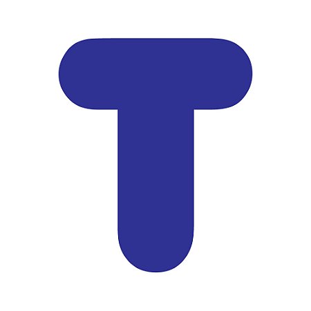 Pacote 10 unidades LETRA "T" (120mm Altura) Cores Sortidas