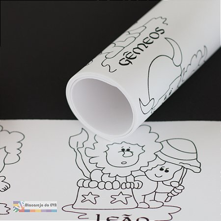 Folha EVA Para Colorir (Serigrafado UV) 40x60cm SIGNOS