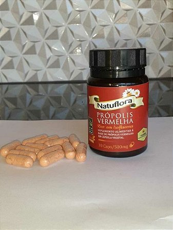 Capsulas de Própolis Vermelha