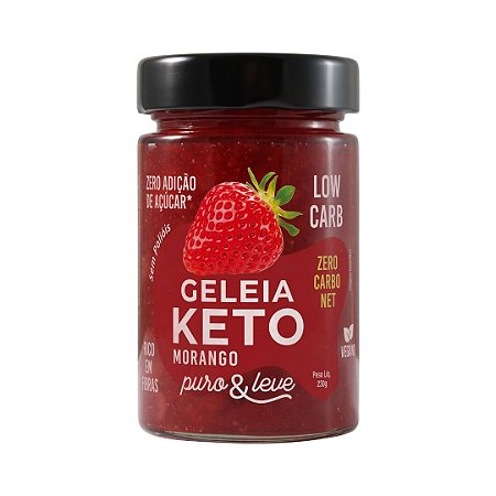 Geleia Keto Frutas Morango