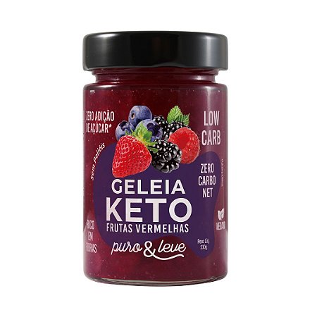 Geleia Keto Frutas Vermelhas