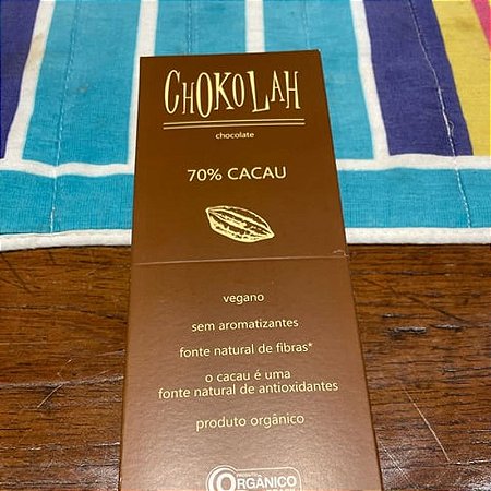 Chokolah 70% Açúcar de Coco