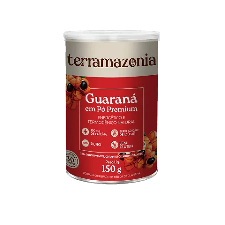 Guaraná da Amazônia em Pó - Terramazonia - 150g