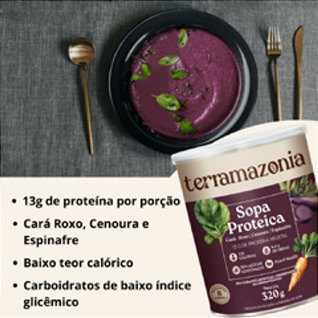 Sopa Proteica - Terramazonia - 320g