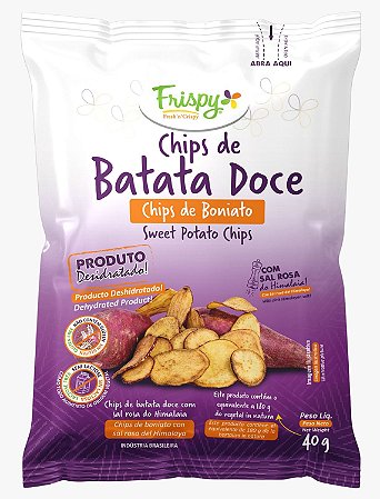 Batata Doce Chips - Frispy - 40g