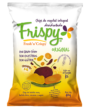 Mix Original (Cenoura, Batata Doce, Batata Doce Roxa e Vagem) - Frispy - 40g