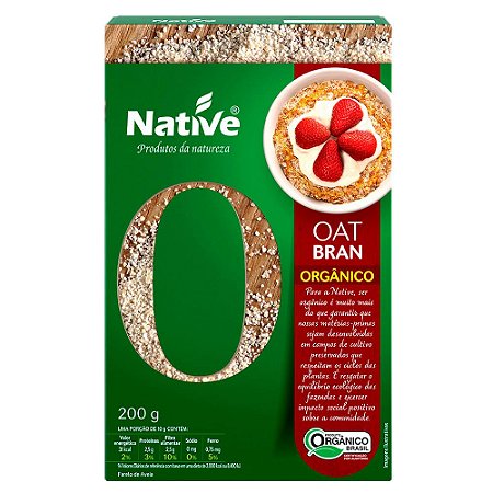 AVEIA FARELO ORGÂNICA Native 200g