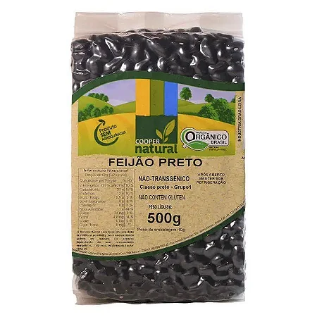 FEIJÃO PRETO ORGÂNICO