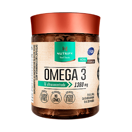 Ômega 3 60 cápsulas - Nutrify