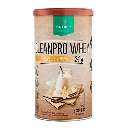 Clean Pro Whey 450g Baunilha