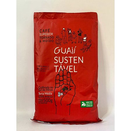 CAFÉ SUSTENTÁVEL MOÍDO (TIPO SUPERIOR) 500G