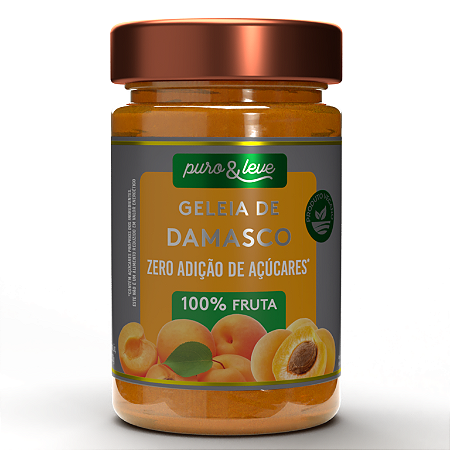 Geleia de Damasco Puro e Leve 230g