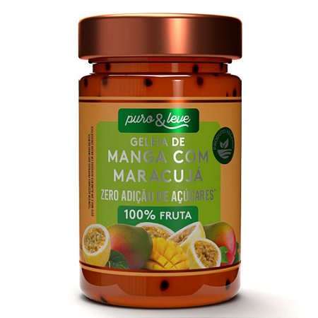 Geleia de Manga com Maracujá Puro e Leve 230g