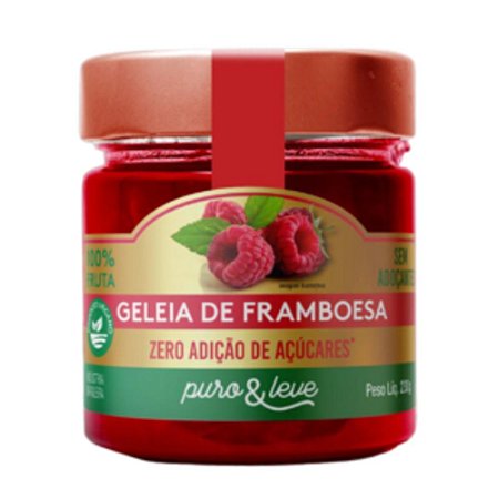 Geleia de Framboesa Puro e Leve 230g
