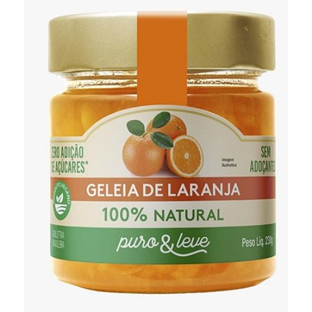 Geleia de Laranja  Puro e Leve 230g