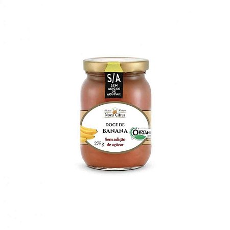 DOCE ORGANICO BANANA S/ AÇÚCAR Novo Citrus 275g