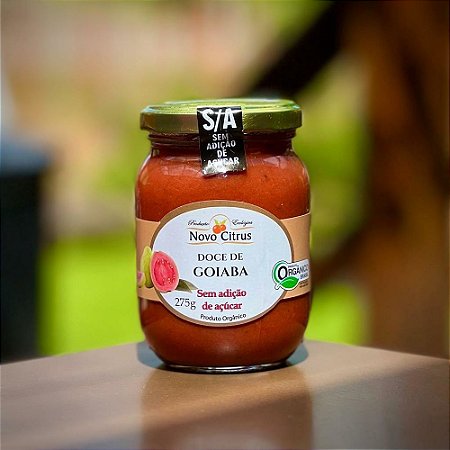 DOCE ORGANICO GOIABA S/ AÇÚCAR Novo Citrus 275g