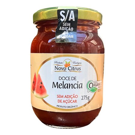 DOCE ORGANICO MELANCIA S/ AÇÚCAR Novo Citrus 275g
